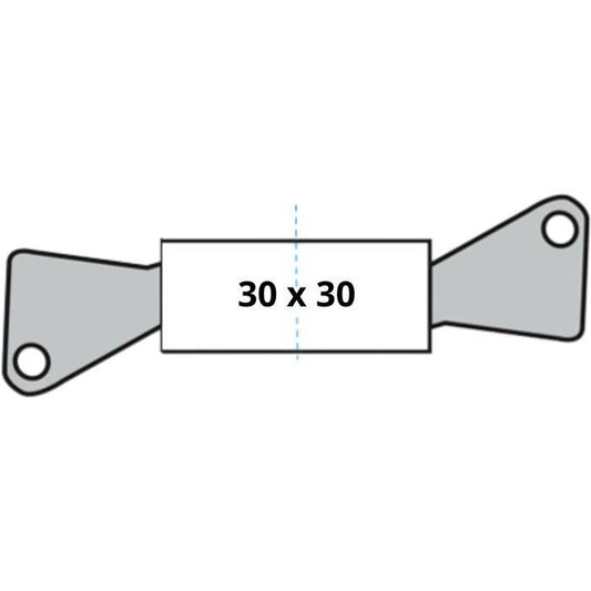 YALE Releasable Lock Cylinder - For Exterior / Entrance Door - 10 Pins - 5 Keys - 30 x 30 mm
