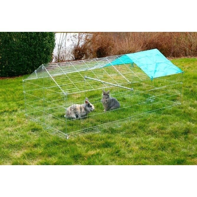 Outdoor enclosure for rodents - KERBL - Anti-escape - 180 x 90 x 75 cm