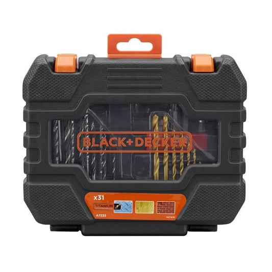 BLACK & DECKER Box 31 accessories drilling screwing A7233