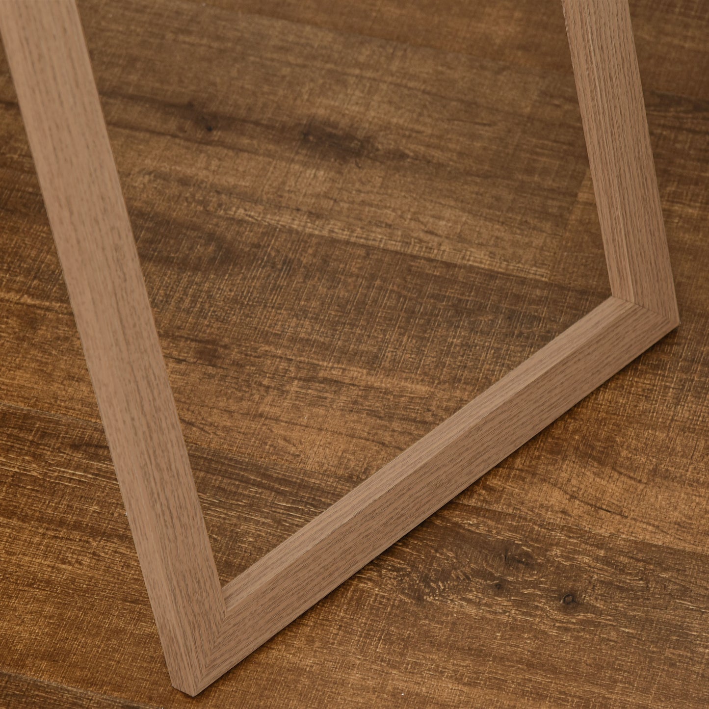 HOMCOM Ganzkörperspiegel mit Ständer, freistehend, 40 cm x 150 cm, Natur