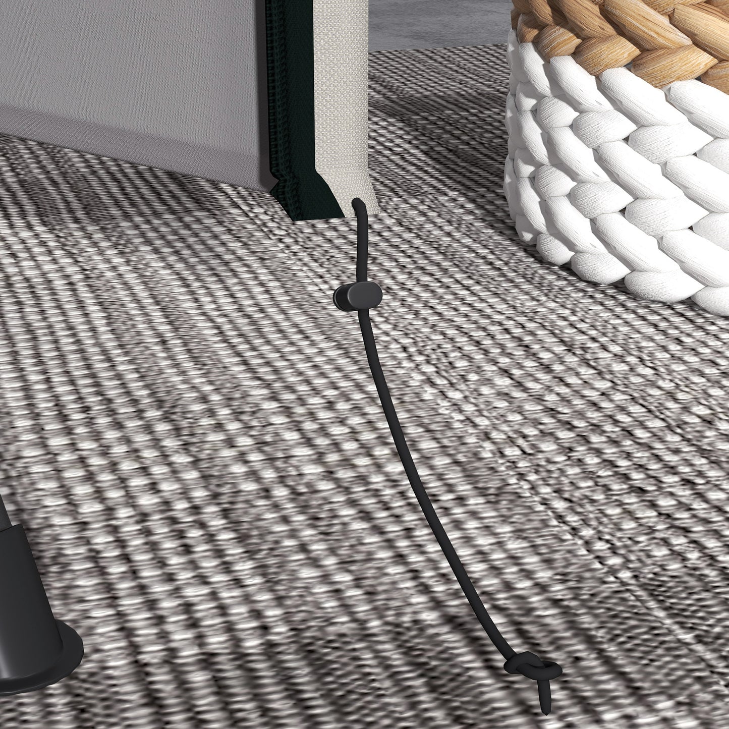 Outsunny Schutzhülle für Hollywoodschaukel, reißfest, wasserdicht, staubdicht, Polyester, 177 x 114 x 152 cm, Grau