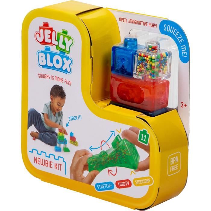 Construction game - GOLIATH - Jelly Blox Newbie Kit - Soft and tactile blocks from 2 years old