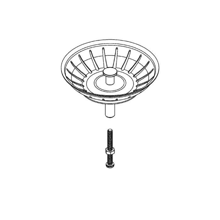 Grohe Bonde Grille A sink, emptying