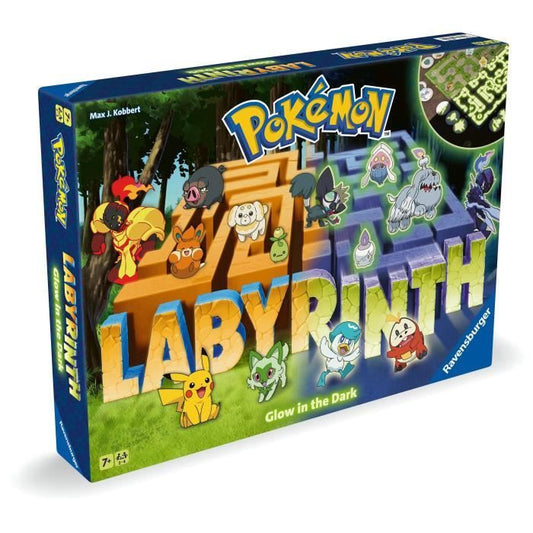 Pokémon Maze, Classic Board Game, Glow in the Dark, For Children and Families, Ages 7 and Up, 22705, Ravensburger