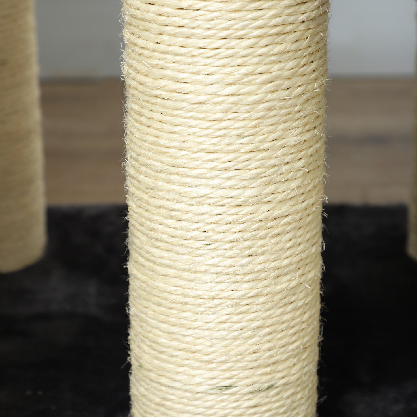 PawHut Hundetreppe 4 Stufen 59 cm Hoch Haustiertreppe für Katze und Hunde Hunderampe Katzentreppe Einstiegshilfe für Bett, Soffa, Soffa Grau