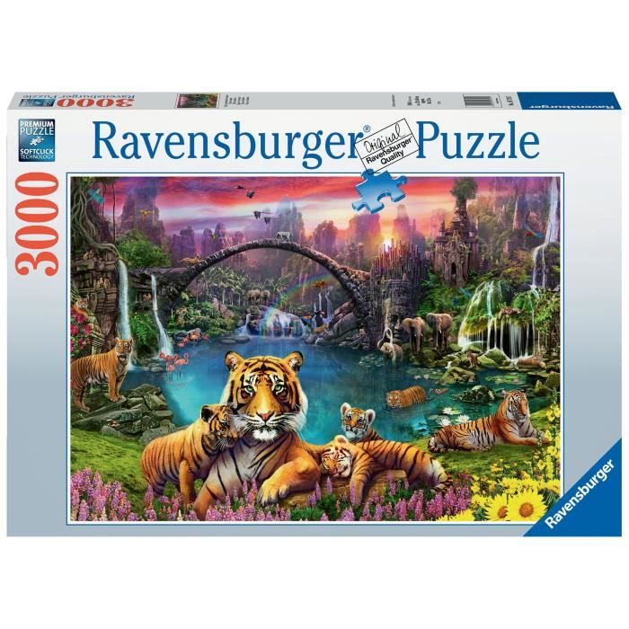 Puzzle 3000 p - Tigers in the lagoon