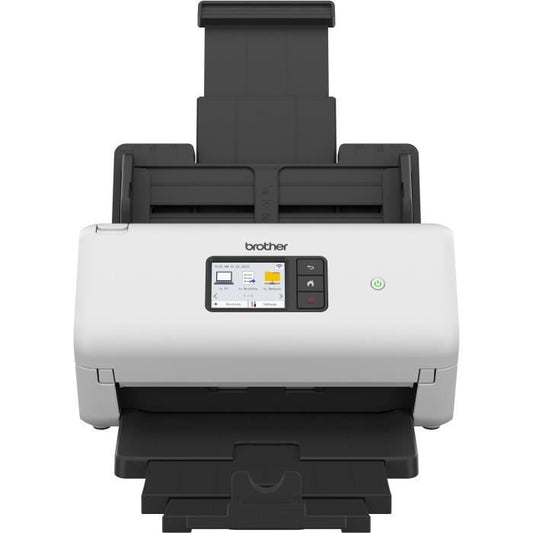 Scanner - BROTHER - ADS-4500 - Office Documents - Duplex - 70 ppm/35 ipm - Ethernet, Wi-Fi, Wi-Fi Direct - ADS4500WRE1