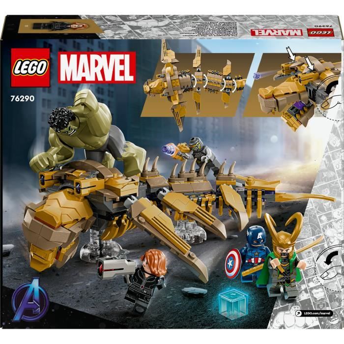 LEGO Marvel 76290 Avengers Leviathan Set with Superhero Minifigures