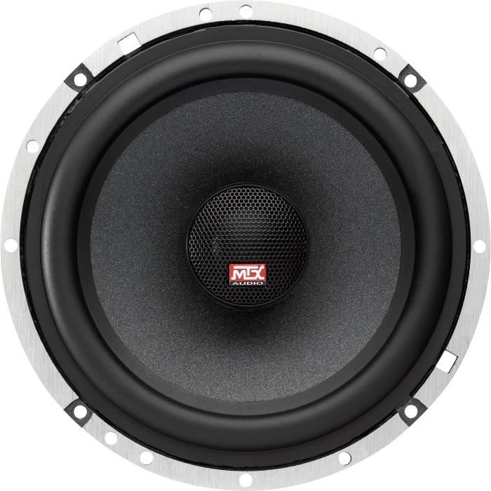 MTX TX665C 16.5cm 2-way coaxial speakers 90W RMS 4O aluminum chassis neodymium tweeter silk dome coil TSV TIL