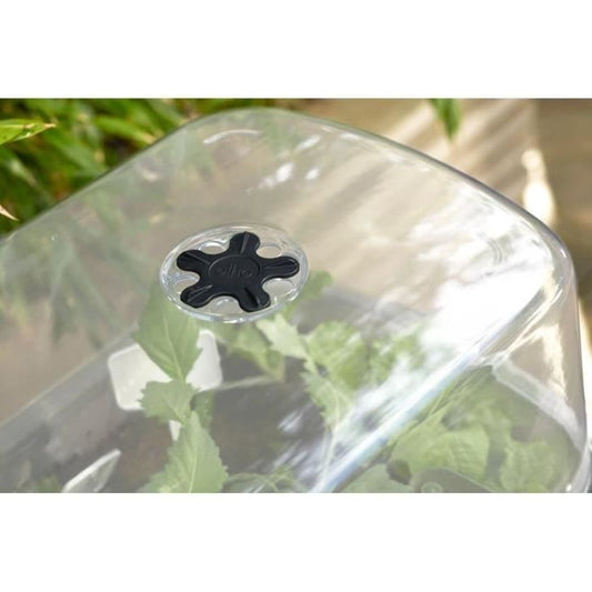 ELHO Noa Standing Vegetable Garden - Black - L 79 x B 39 x H 94 cm - cultivation and harvesting - 100% recycled