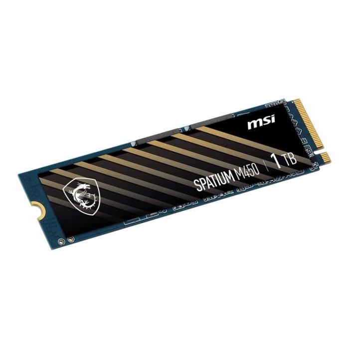 MSI SPATIUM M450 1TB PCIe 4.0 NVMe M.2 internal SSD
