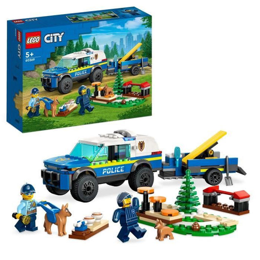 Lego City Police 60369 Police dog dressage, car toy with trailer