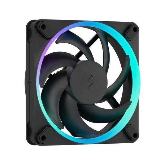 PC Fan - FRACTAL DESIGN - Momentum 12 RGB - FDB - ARGB Gen 2 Light Ring - PWM Control - Black