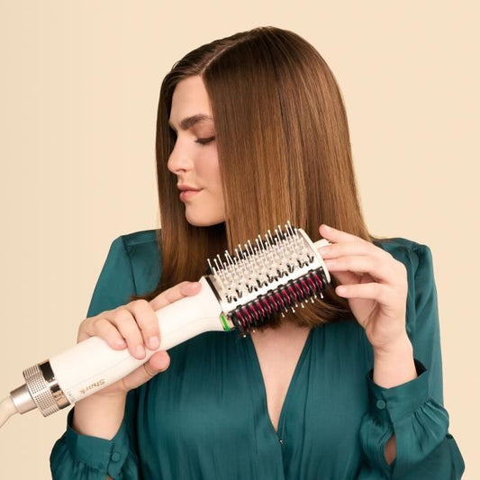 Heated Brush and Comb - SHARK HD202EU - SmoothStyle - Wet and Dry Modes - Hot Air Brush