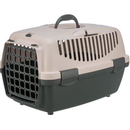 Transport box - TRIXIE - Capri 1 - XS: 32 x 31 x 48 cm - Dark grey / Blush