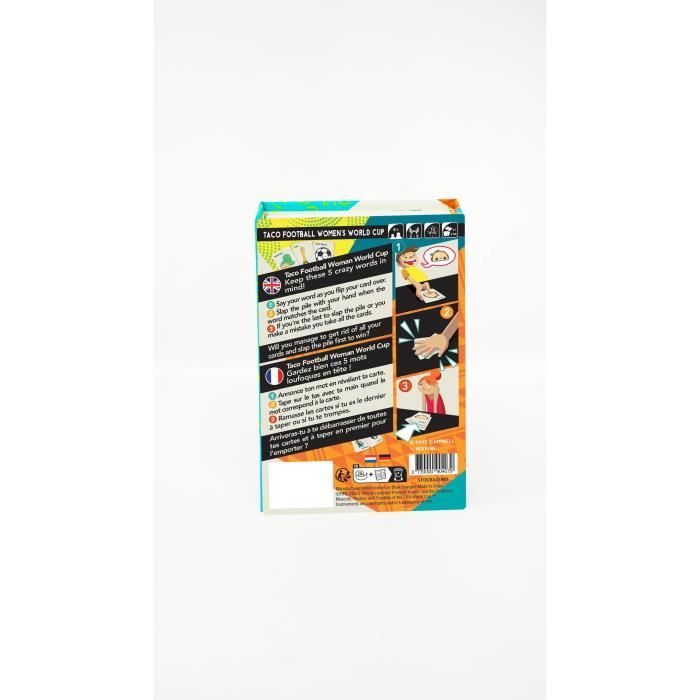 Taco Football Women's World Cup - Party game - BLUE ORANGE - Speed and observation - From 8 years old