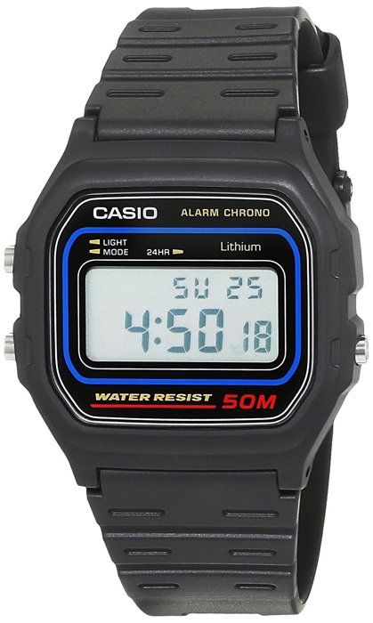 CASIO Women's W-59-1VQES Chronograph Watch