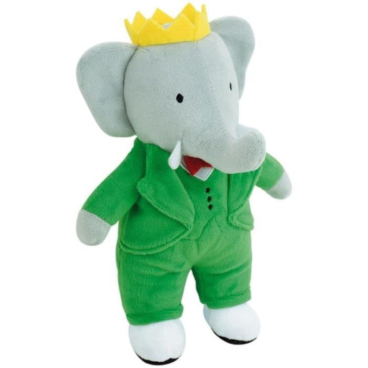 Babar Elephant Plush +/- 20 cm - JEMINI - Perfect representation of the king of elephants.