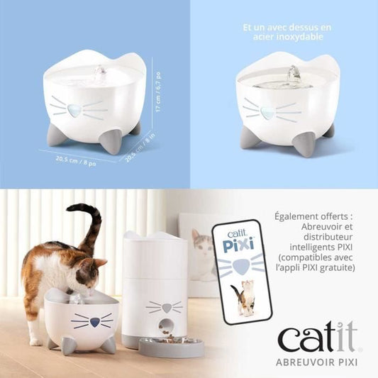 CAT IT Automatic Cat Water Fountain - 2.5 L - Blue
