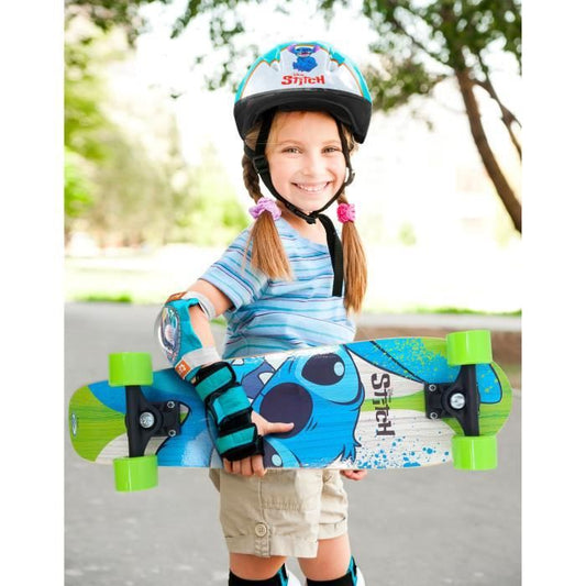 Set with Helmet and protections with elbow and knee pads - DISNEY - STITCH
