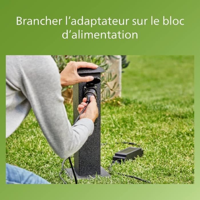 PHILIPS GardenLink outdoor spotlight, 24W, 2700K, IP44