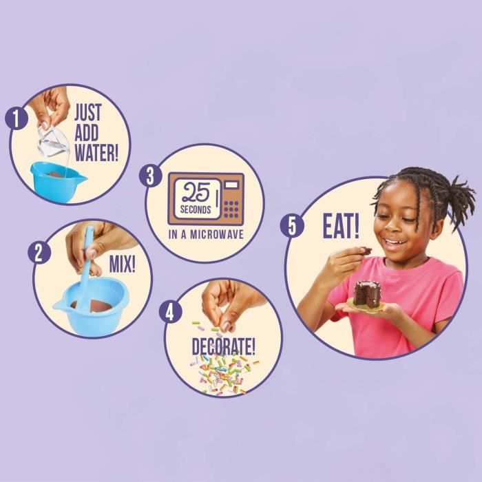 Kitchen Kit - GOLIATH - Tasty Tinies Strawberry Cake - Strawberry cake with vanilla frosting and decorations for ages 6 and up