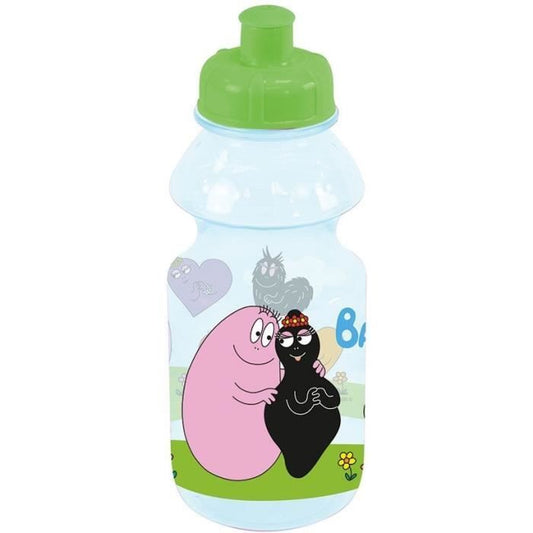 Tableware set - FUN HOUSE - BARBAPAPA - Glass, plate Ø22 cm and Ø16 cm, cutlery, water bottle and snack box