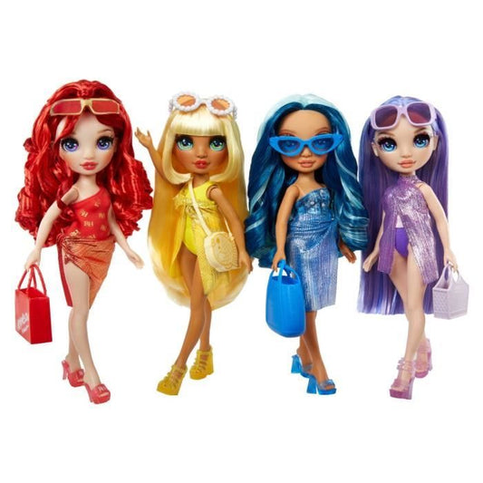 Rainbow High Swim & Style - 27 cm articulated fashion doll - Ruby (red) - Swimsuit + Pareo - from 4 years old