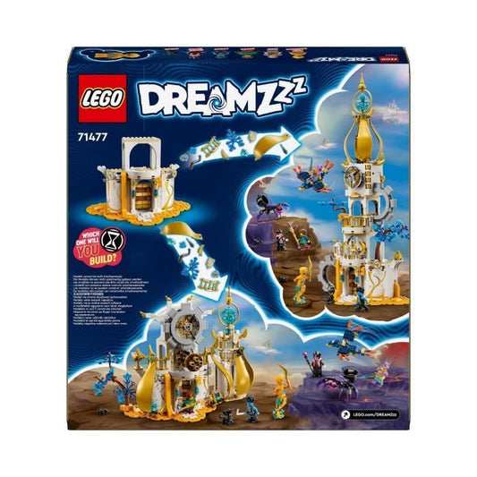 LEGO 71477 DREAMZzz The Sandman's Tower, Castle Toy with Spider and Bird, with Witch Figures