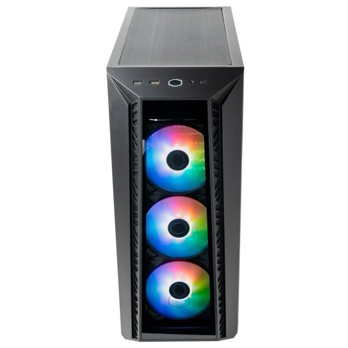 Gaming housing - Cooler Master - Masterbox MB520 - Glass facade - Argb - 3x120mm