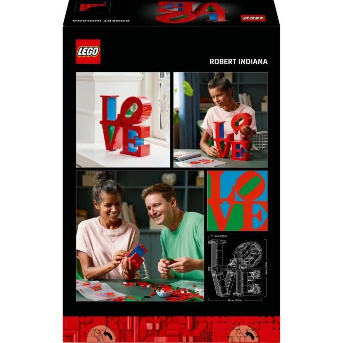 LEGO Art 31214 LOVE - Building Set for Adults - Decoration and Gift for Couples