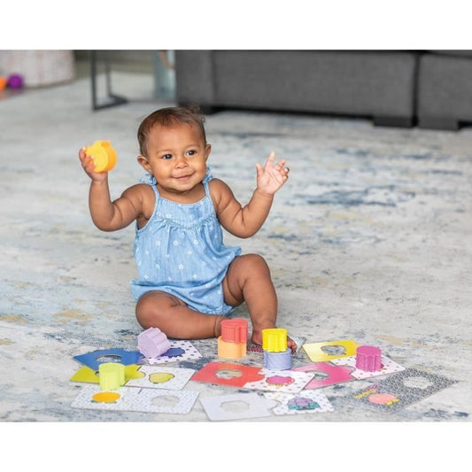 Shape puzzle - INFANTINO - 315195 - Sensory - 24 pieces
