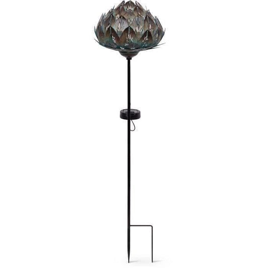 Solar Terminal - GARDEN ID Chou - 14 x 45 cm - Autonomy 6-8h - On/off button - Rechargeable AAA battery.