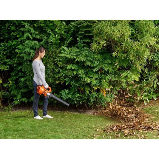 Wired axial blower BEBL185-QS - BLACK + DECKER - 1850 W - blower volume: 12, 75 M3 / min - 2 Adjustable Speeds in Handle