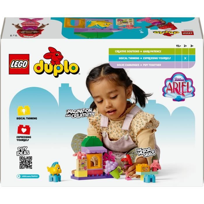 LEGO DUPLO | Disney 10420 Ariel and Flounder's Cafe Stand - The Little Mermaid Set