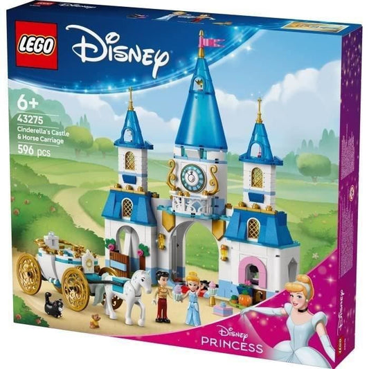 LEGO | Disney Princess 43275 Cinderella's Castle and Carriage - Role Play 6 Years