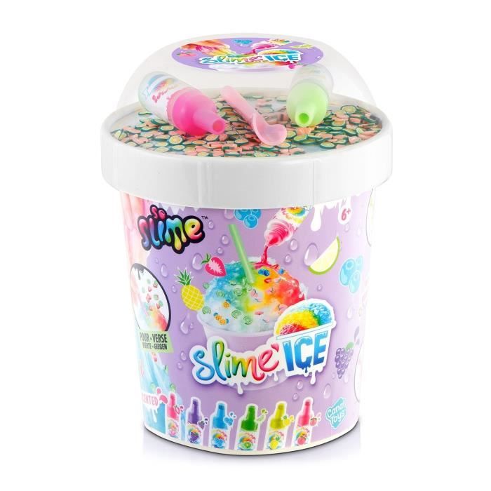 Canal Toys - SO SLIME DIY - Slime Ice Mega Cup - With 2 scented dyes, 1 spoon and decorations - SSC 300