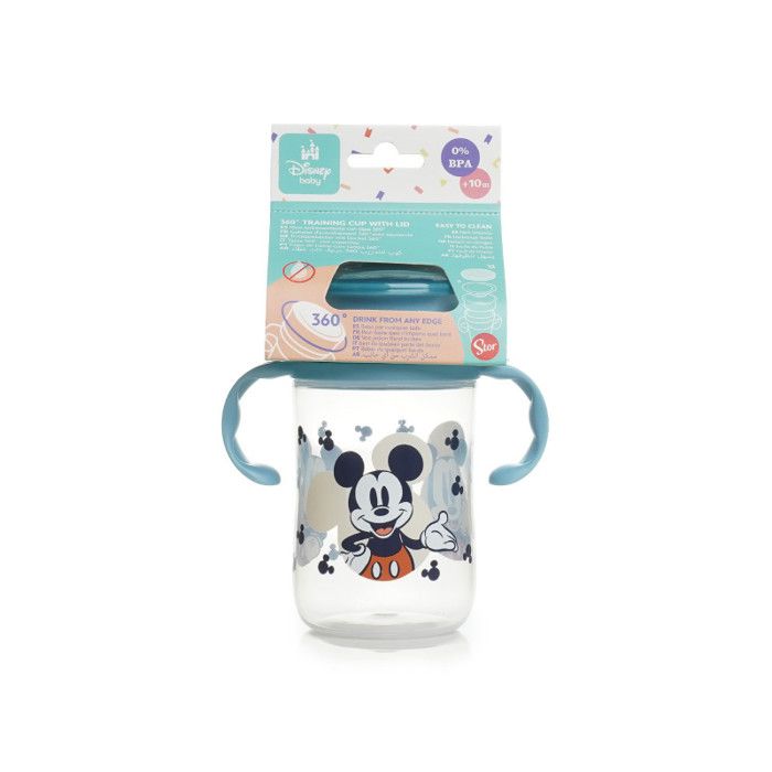 360 DEGREE TRAINING CUP - 360 training cup with lid MICKEY