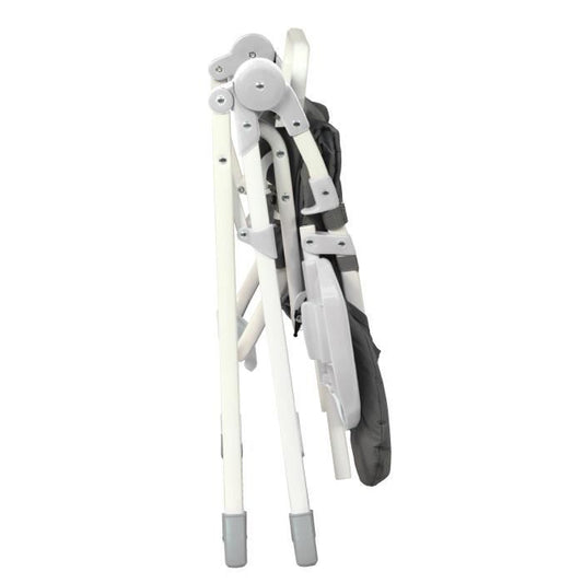 BAMBISOL Fixed high chair with adjustable shelf in gray depth