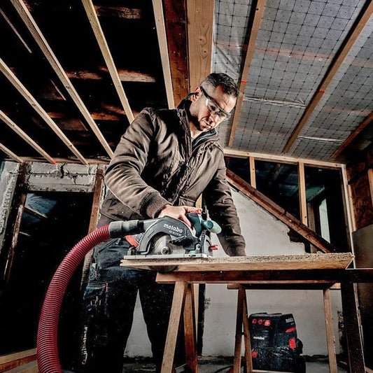 Cordless portable circular saw - METABO - KS 18 LTX 57 - 18 V - MetaBOX 340