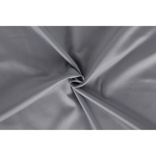 Bedding set - 1 duvet cover 220 x 240 cm + 2 pillowcases 60 x 60 cm - 100% cotton satin - Grey
