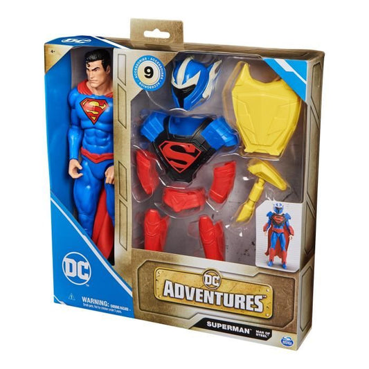 Spin Master PACK 30 CM SUPERMAN FIGURINE + ACCESSORIES DC Adventures