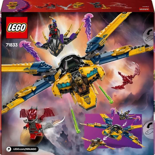 LEGO NINJAGO 71833 Ras and Arin's Super Storm Fighter - Building Game for Ages 8 and Up