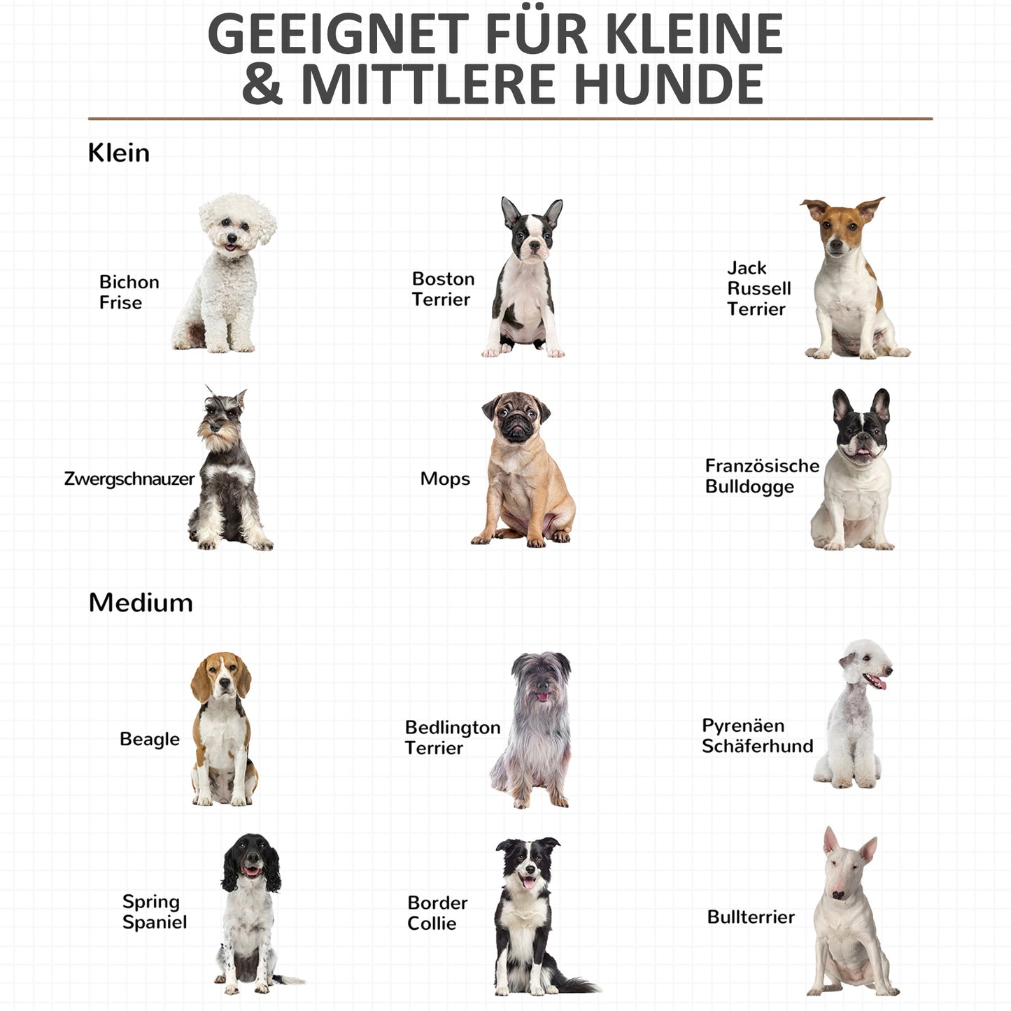 PawHut Hundekäfig aus Holz, Hundebox, Transportbox, mit Kissen, 86 cm x 60 cm x 70 cm Holzwerkstoff Stahl Weiß + Grau