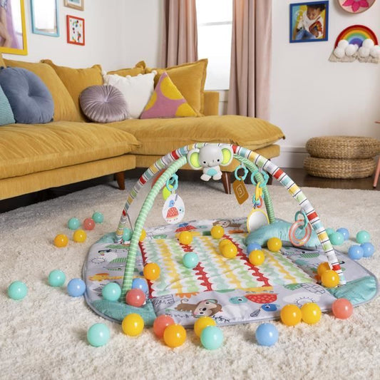BRIGHT STARTS Play mat 5 in 1 - your way ball play  activity gym & ball pit - Totally