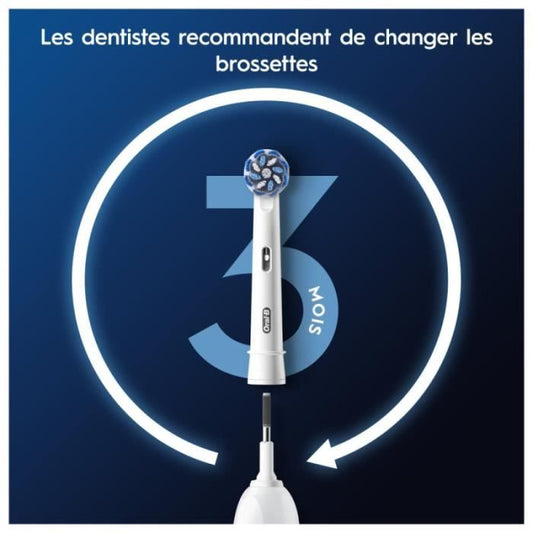 Oral-B Pro Sensitive Clean Toothbrush Heads, Pack of 3 Units