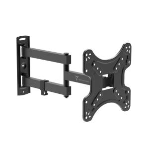 Techmade Staffa TV Max 30 kg da 17" a 42" Mobile Black