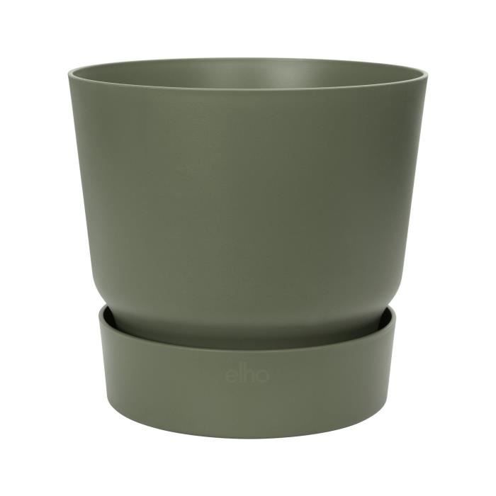 ELHO Greenville Round Flower Pot 55 - Green - Ø 55 x H 50 cm - outdoor - 100% recycled