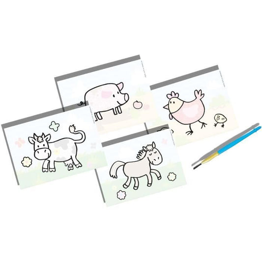 SES CREATIVE - 14455 - Coloring in water - Farm animals