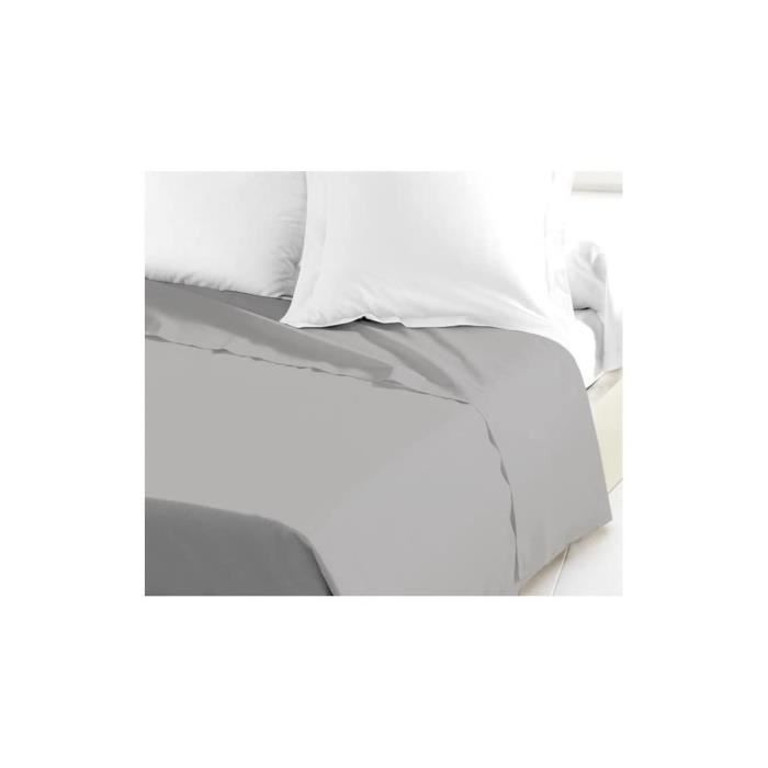 Lovely Home Flat Drap 100% Cotton 240x300 cm Light gray